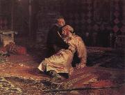 Ilya Repin Ivan the Terrible and his Son on 16 November 1581 Germany oil painting artist